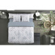 Juego de funda nórdica Pierre Cardin JEWEL Azul Cama de 180 4 Piezas