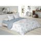 Juego de funda nórdica Pierre Cardin JEWEL Azul Cama de 180 4 Piezas