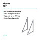 TORNASOL Kit solar autoinstalable 800W,x2 paneles solares rígidos, bifaciales, incl. 60º