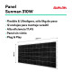 TORNASOL Kit solar autoinstalable 300W, panel solar monocristalino ultraligero flexible
