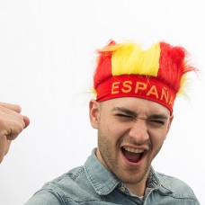 Gorro Peluca Bandera de España Th3 Party