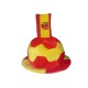 Football Hat with Spanish Flag Embellishment