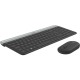 Keyboard and Mouse Logitech MK470 Qwertz German Black Steel