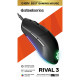 Ratón Óptico SteelSeries Rival 3 Negro