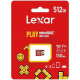 Tarjeta Micro SD Lexar LMSPLAY512G-BNNNG 512 GB