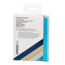 Tarjetas de Recorte para Plotter de corte Cricut 2008859 Azul Caqui (8 Unidades)