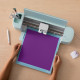 Permanent Vinyl for Cutting Plotter Cricut COLOR CHANGE Turquoise Purple