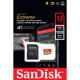 Tarjeta de Memoria Micro SD con Adaptador SanDisk Extreme 32 GB