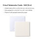 Tarjetas de Acuarela para Plotter de Corte Cricut S40 Blanco