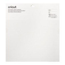 Cartulina Autoadhesiva para Plotter de corte Cricut Smrt Blanco