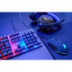 Teclado The G-Lab Keyz Neon Negro Qwerty Español QWERTY