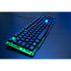 Teclado The G-Lab Keyz Neon Negro Qwerty Español QWERTY