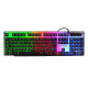 Teclado The G-Lab Keyz Neon Negro Qwerty Español QWERTY