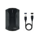 Housing for Hard Disk TooQ TQE-2599RGB Black 2,5