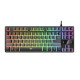 Teclado Gaming Trust 24067 Negro Negro/Plateado Qwerty Español