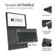 Case for Tablet and Keyboard Subblim SUBKT3BTS055 Black Spanish Qwerty QWERTY
