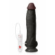 Realistic Vibrator Captain Red Black 31 cm