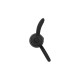 Jelly Rabbit Cock Ring Diversual Black