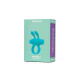 Anillo Conejito Vibrador Diversual Turquesa