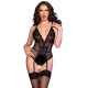Conjunto de Lencería Chilirose Negro S