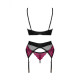 Conjunto de Lencería Obsessive Negro M/L