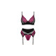 Conjunto de Lencería Obsessive Negro M/L