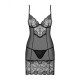 Alluria Chemise & Thong S/M Obsessive Alluria