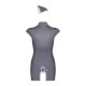 Erotic Costume Obsessive Stewardess Grey