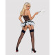 Erotic Costume Obsessive Housemaid Black