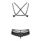 Conjunto de Lencería Obsessive 860 Negro S/M