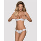 Lace Underwear Set Obsessive Alabastra White S/M