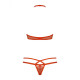 Conjunto de Lencería Obsessive 838-SET-3 Rojo S/M