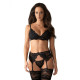 Lace Underwear Set Obsessive 810-SEG-1 Black L/XL