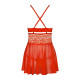 Babydoll Obsessive 838-BAB-3 Red S/M
