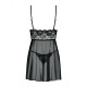 Imperia Babydoll & Thong L/XL Obsessive Idillia babydoll Black