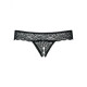 Miamor Thong with lace Obsessive Miamor Black S/M