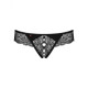 Thong Obsessive Miamor Black Lace L/XL