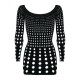 Dress Obsessive ROCKER  Black S/M/L