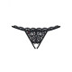 Thong Obsessive 831-THC-1 Black S/M