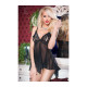 Dressing Gown Chilirose Black XXL