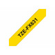 Laminated Tape for Labelling Machines Brother TZEFX631 Yellow 12 mm