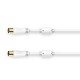 Cable de Antena Hama 00205247 Blanco 3 m