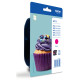 Cartucho de Tinta Original Brother LC-123MBP Magenta