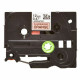 Cinta Laminada para Rotuladoras Brother TZEB31 Gris