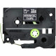 Cinta Laminada para Rotuladoras Brother STE-161 Negro Negro/Blanco 36 mm x 3 m