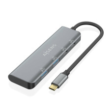 Hub USB Aisens A109-0763 Gris Multicolor (1 unidad)