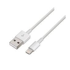 Cable USB a Lightning Aisens A102-0036 Blanco 2 m (1 unidad)