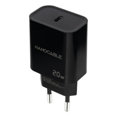 Cargador de Pared NANOCABLE Negro