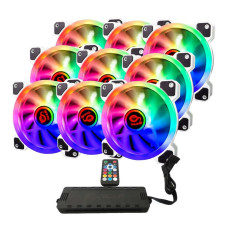 Ventilador de Caja Talius IRIS SPECTRUM ARGB/CRONOS Ø 12 cm