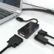 DisplayPort to VGA / HDMI / DVI-D adapter Aisens A125-0861 Black